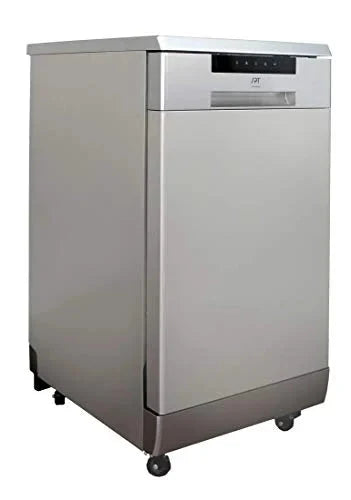 SPT Portable Dishwasher, 18 inch, Stainless Steel, 8 Place Settings, 52 dB