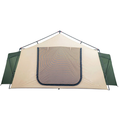 Ozark Trail 14-Person Spring Lodge Cabin Camping Tent, Beige And Green - WT181416