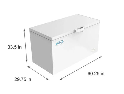 60-Inch Commercial Chest Freezer, 16 Cu. Ft., Locking Lid