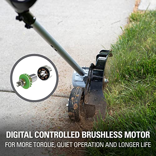 Greenworks 40V 8 in Brushless Edger With 4.0Ah USB Battery And Charger