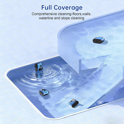Robotic Pool Cleaner for Inground and Above Ground Pools, 180 Min, 2100 Sq. Ft. - SAT20 PRO