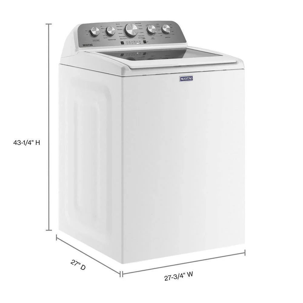 Maytag Top Load Washer 4.8 cu. ft., White - MVW5430MW