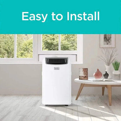 BLACK+DECKER 14,000 BTU Portable Air Conditioner With Heat And Remote Control - White