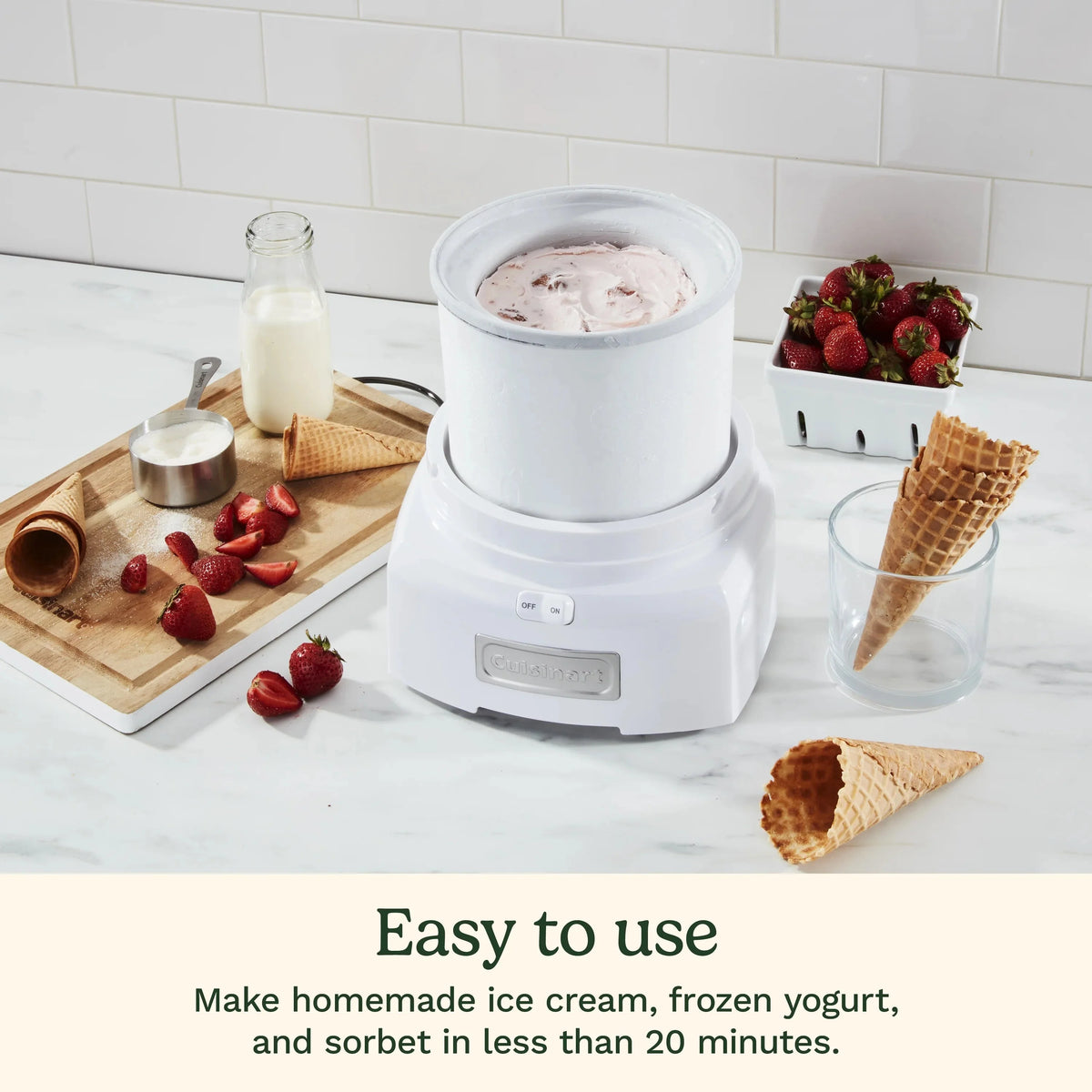 Cuisinart Frozen Yogurt, Ice Cream & Sorbet Maker