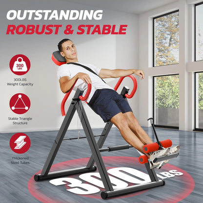 YOLEO Adjustable Inversion Table - 300-Pound Capacity