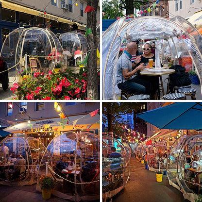 Alvantor Bubble Tent Pop Up Gazebo, 8-10 Person, 3.63.62.4H (m)