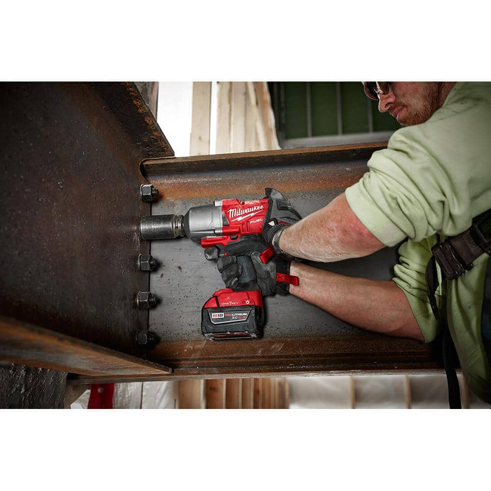 18V Lithium Ion Brushless Cordless 3/4 in Impact Wrench With Friction - Tool Only
