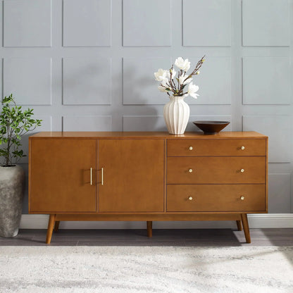 Manor Park 3-Drawer 2-Door Acorn Sideboard - Vincent