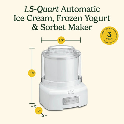 Cuisinart Frozen Yogurt, Ice Cream & Sorbet Maker