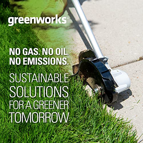 Greenworks 40V 8 in Brushless Edger With 4.0Ah USB Battery And Charger